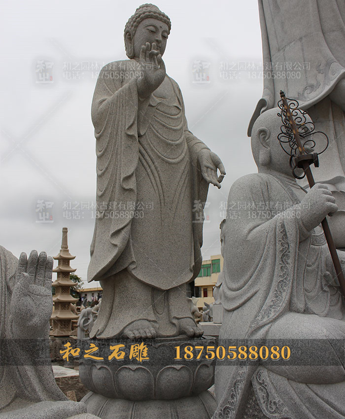 阿彌陀佛站像石雕