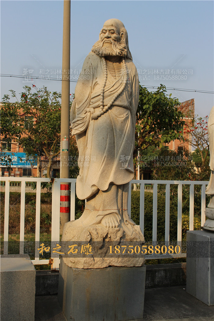 戶(hù)外石雕達(dá)摩祖師