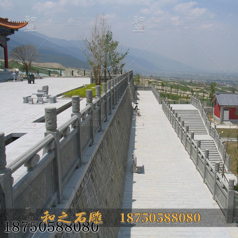 寺廟石欄桿