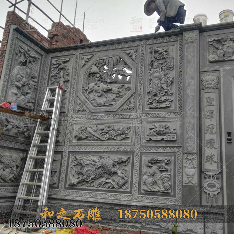 寺廟浮雕墻 寺廟浮雕墻